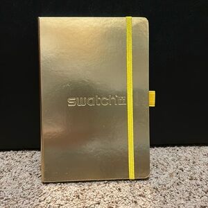 NEW Swatch Gold Notebook Journal